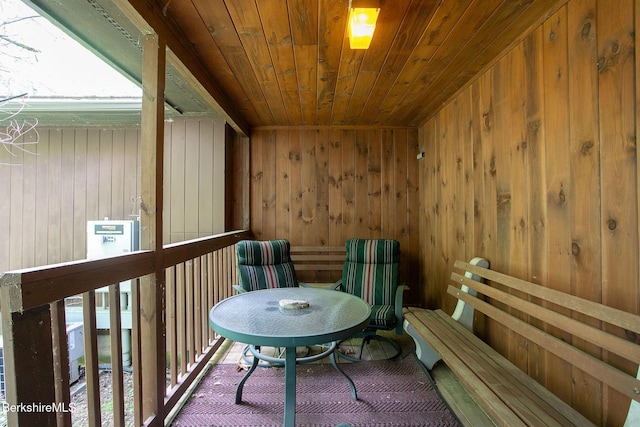 2049 S Undermountain Rd, Sheffield, MA 01257 - relaxing sauna with wooden ceiling and wood walls