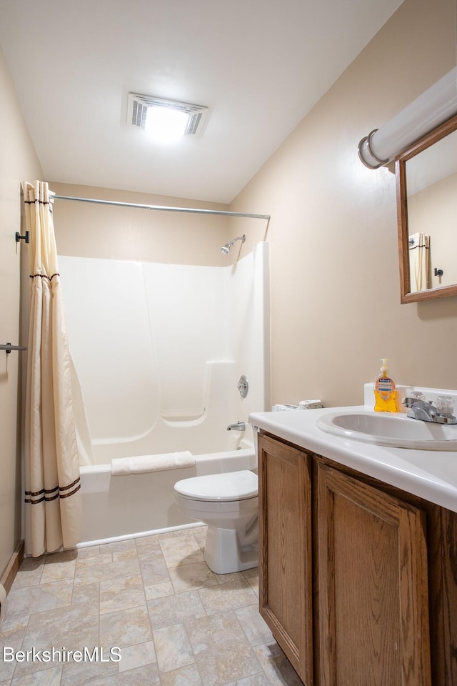 2049 S Undermountain Rd, Sheffield, MA 01257 - full bath featuring shower / tub combo with curtain and vanity