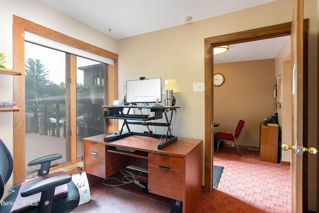 2049 S Undermountain Rd, Sheffield, MA 01257 - home office featuring wood finished floors