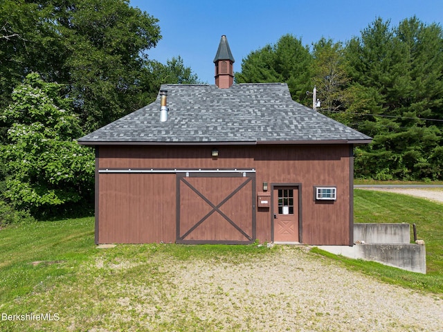 2049 S Undermountain Rd, Sheffield, MA 01257 - view of barn with a lawn