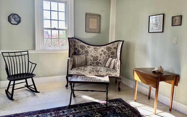 view of sitting room