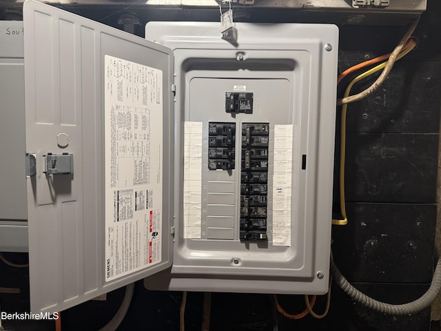 15 N Summer St, Adams, MA 01220 - utility room featuring electric panel