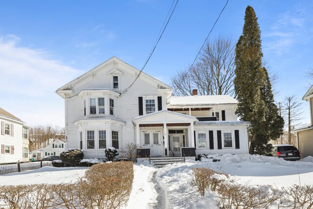 15 N Summer St, Adams, MA 01220 - view of front of home with fence