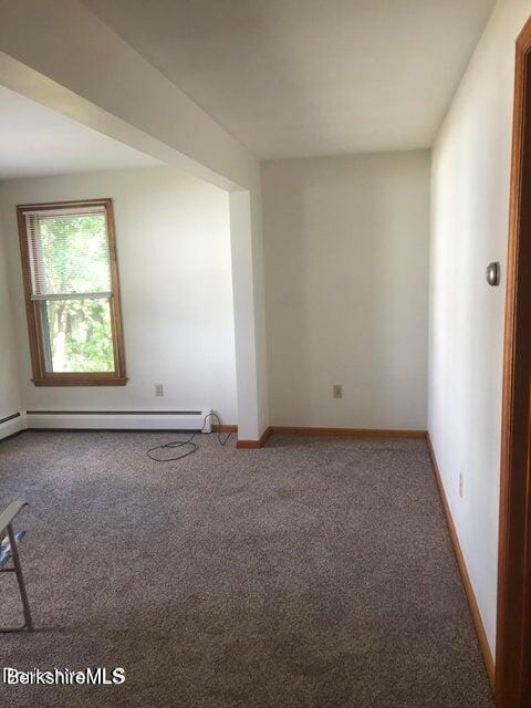 420-436 N Houghton St, Clarksburg, MA 01247 - carpeted spare room featuring baseboard heating and baseboards