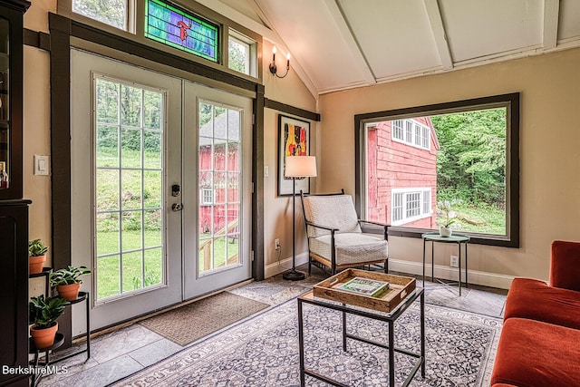 132 Sandisfield Rd, Sandisfield, MA 01255 - entryway with french doors and healthy amount of natural light
