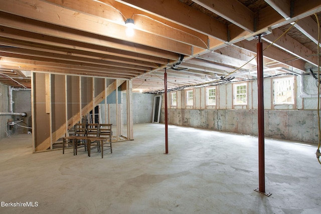 60 Parsley Ln, Sheffield, MA 01257 - basement with stairs
