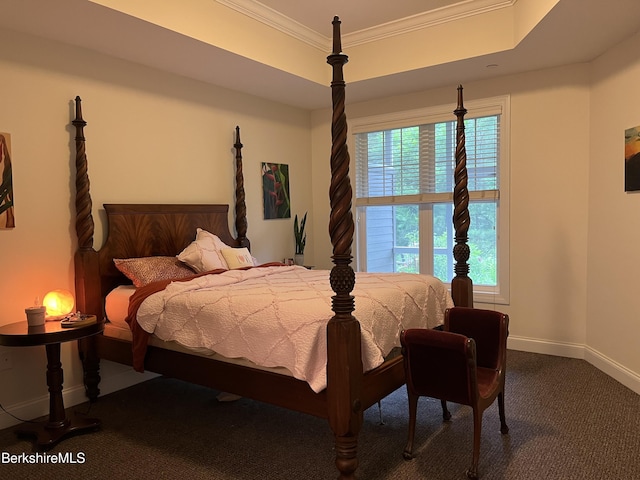 4 Evergreen Trl Unit 4, Lenox, MA 01240 - bedroom with dark carpet and crown molding