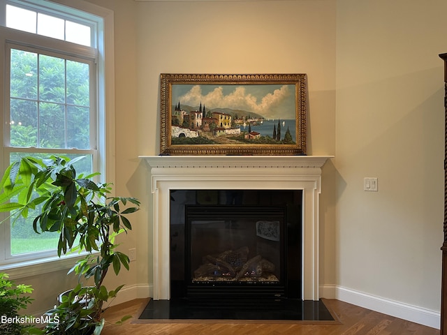4 Evergreen Trl Unit 4, Lenox, MA 01240 - detailed view of a fireplace with flush hearth and wood finished floors