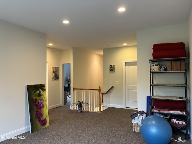 4 Evergreen Trl Unit 4, Lenox, MA 01240 - exercise room featuring recessed lighting and carpet