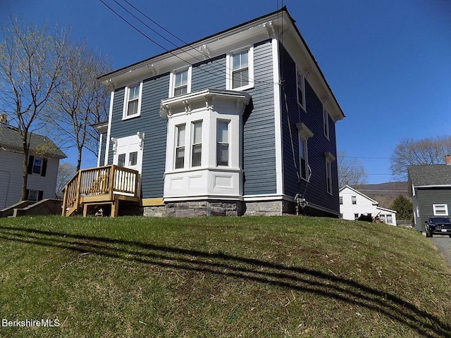 115 Commercial St, Adams, MA 01220 - view of front of house with a front yard