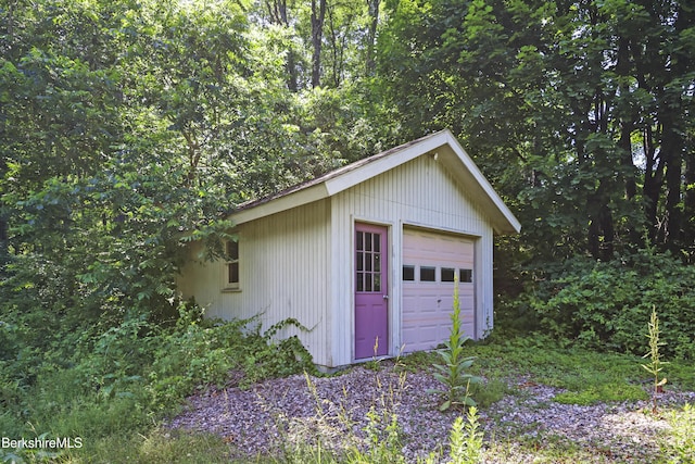 83 Hancock Rd, Pittsfield, MA 01201 - view of detached garage