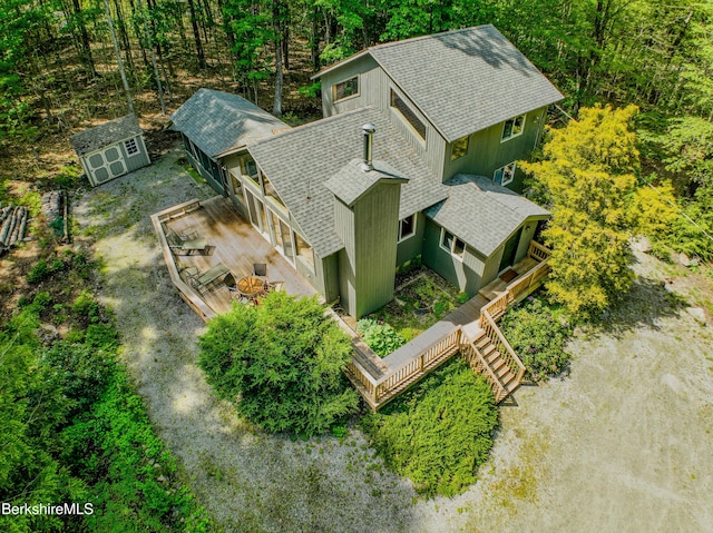 113 Iroquois Ave, Becket, MA 01223 - view from above of property