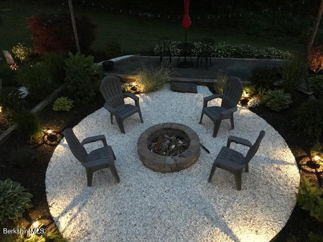 60 Summer St, Lanesborough, MA 01237 - view of patio with an outdoor fire pit