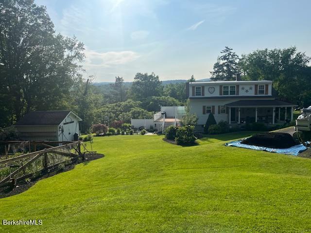 60 Summer St, Lanesborough, MA 01237 - view of yard featuring an outbuilding