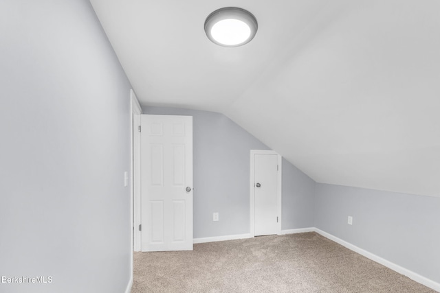 90 Maple St, Lee, MA 01238 - additional living space featuring vaulted ceiling, carpet, and baseboards