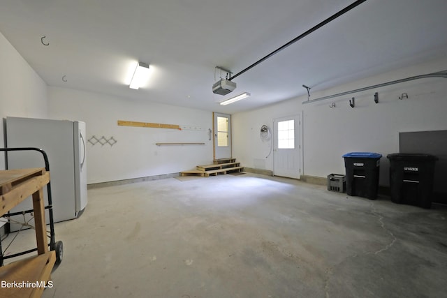 33 Alpine Trl, Pittsfield, MA 01201 - garage with freestanding refrigerator