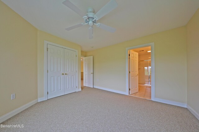 33 Alpine Trl, Pittsfield, MA 01201 - unfurnished bedroom with carpet flooring, baseboards, a closet, and connected bathroom