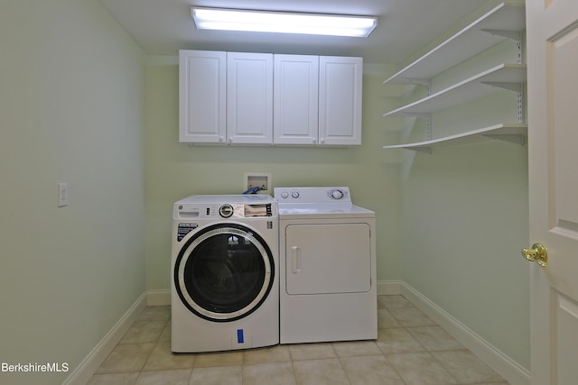 33 Alpine Trl, Pittsfield, MA 01201 - washroom with independent washer and dryer, cabinet space, light tile patterned floors, and baseboards