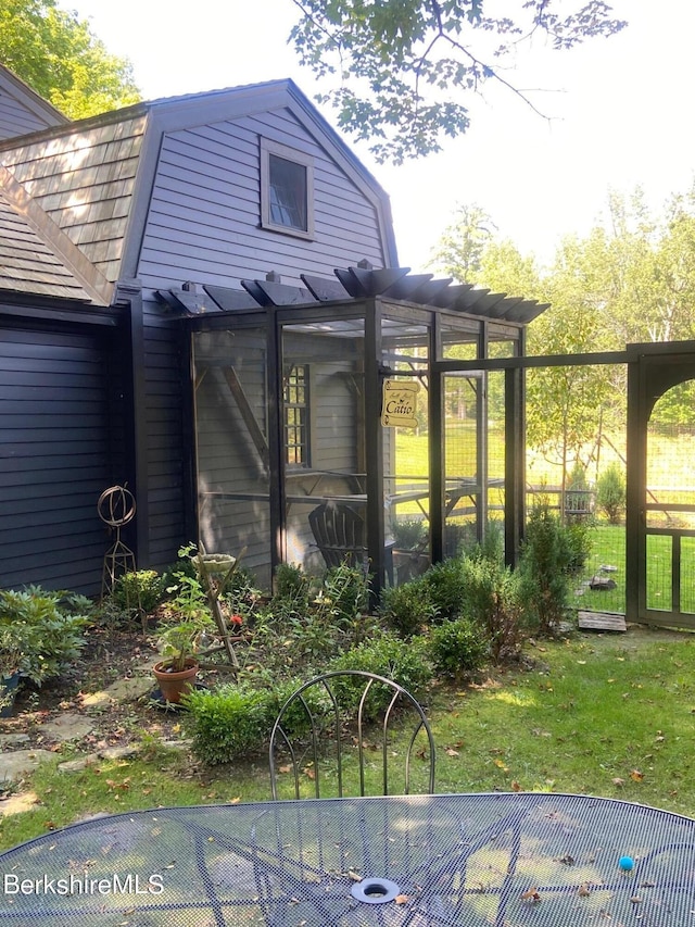 196 S St, Williamstown, MA 01267 - back of house with a gambrel roof