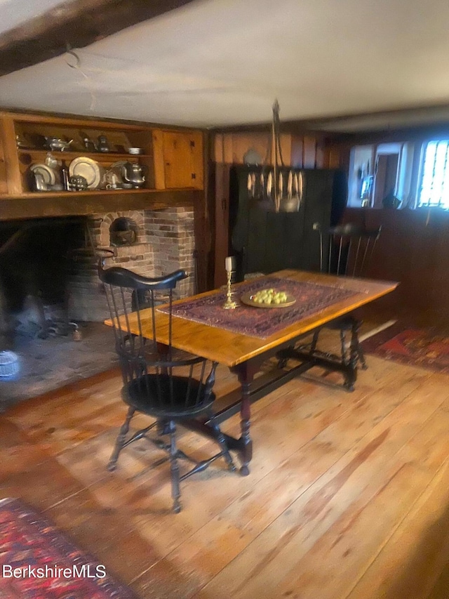 196 S St, Williamstown, MA 01267 - dining space with wood-type flooring