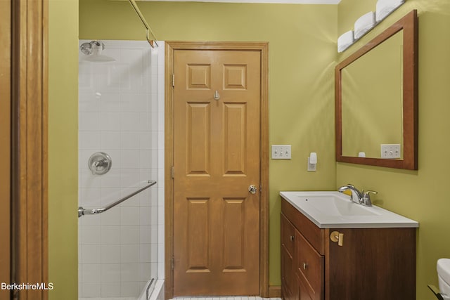 126 Christian Hill Rd, Great Barrington, MA 01230 - bathroom with a shower stall and vanity