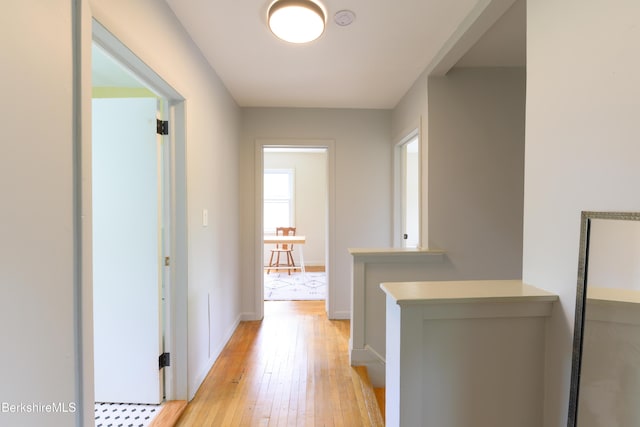 800 Simonds Rd, Williamstown, MA 01267 - hall with light wood-type flooring and baseboards