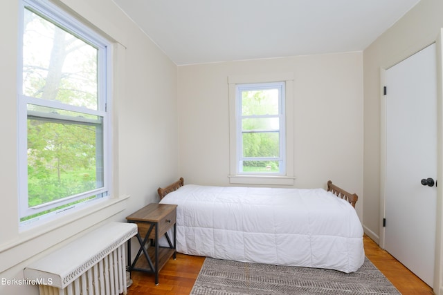 800 Simonds Rd, Williamstown, MA 01267 - bedroom featuring multiple windows and wood finished floors