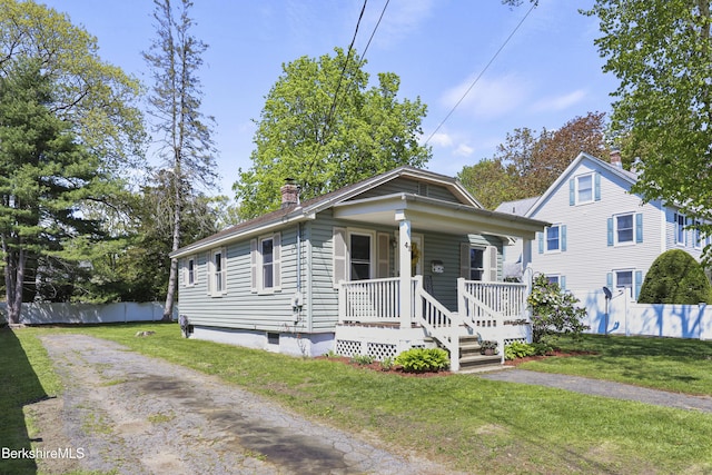 41 Pine St, Dalton, MA 01226 - view of front of property with covered porch, a chimney, and driveway