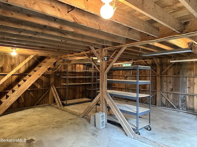 76 Corashire Rd, New Marlborough, MA 01230 - view of basement