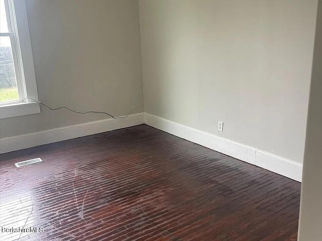 51 Bracewell Ave, North Adams, MA 01247 - empty room with baseboards and dark wood-style floors