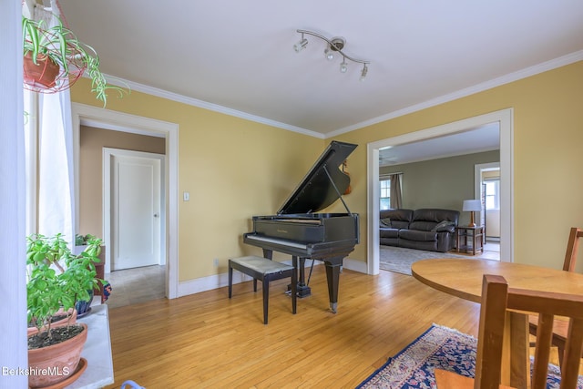 16 Revere Pkwy, Pittsfield, MA 01201 - living area with crown molding and light wood-style floors