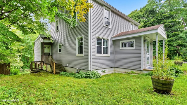 76 New Lenox Rd, Lenox, MA 01240 - rear view of property featuring a yard