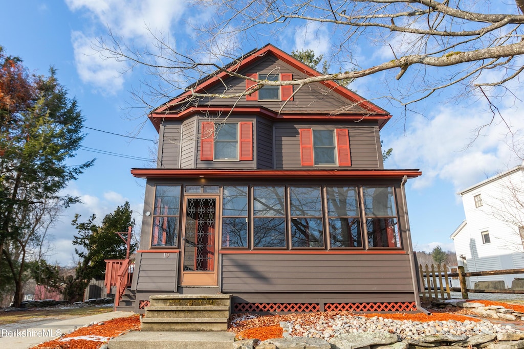 view of victorian-style house