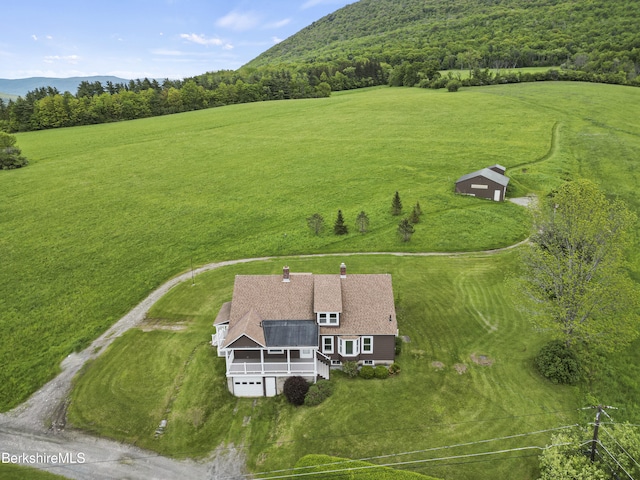 860 Stratton Rd, Williamstown, MA 01267 - aerial view of sparsely populated area featuring a heavily wooded area