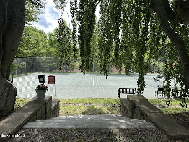 11 Prospect Hill Rd Unit 1, Stockbridge, MA 01262 - view of tennis court