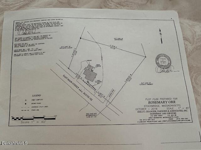 85 E Main St, Stockbridge, MA 01262 - survey map / technical document