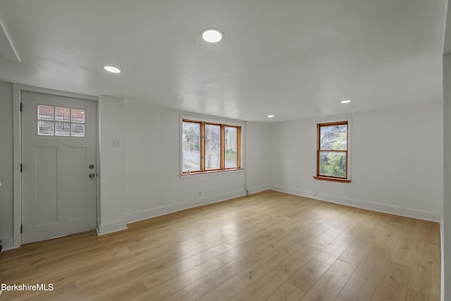102 Pontoosuc Ave, Pittsfield, MA 01201 - entrance foyer featuring recessed lighting and light wood-type flooring