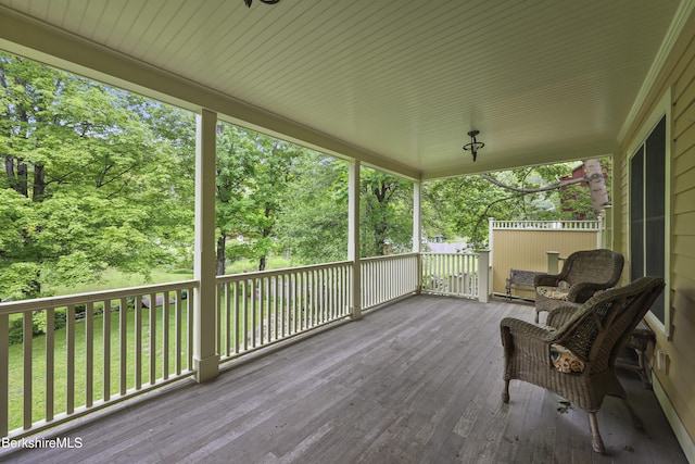 5 Stockbridge Rd, West Stockbridge, MA 01266 - wooden deck featuring a yard and view of wooded area