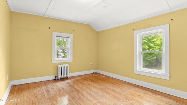 349 New Lenox Rd, Lenox, MA 01240 - unfurnished room with radiator heating unit, hardwood / wood-style flooring, and baseboards