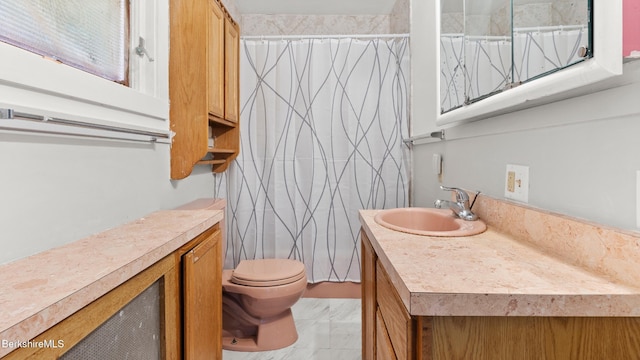 349 New Lenox Rd, Lenox, MA 01240 - full bath with vanity, toilet, and a shower with curtain