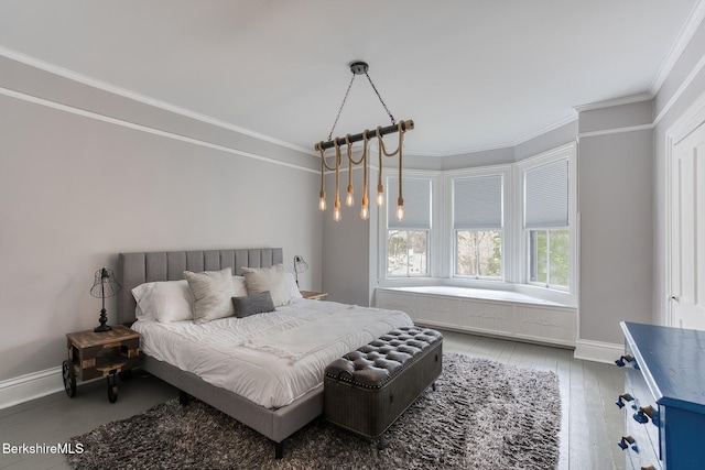 21 Stockbridge Rd, West Stockbridge, MA 01266 - bedroom with crown molding, light wood-style floors, and baseboards