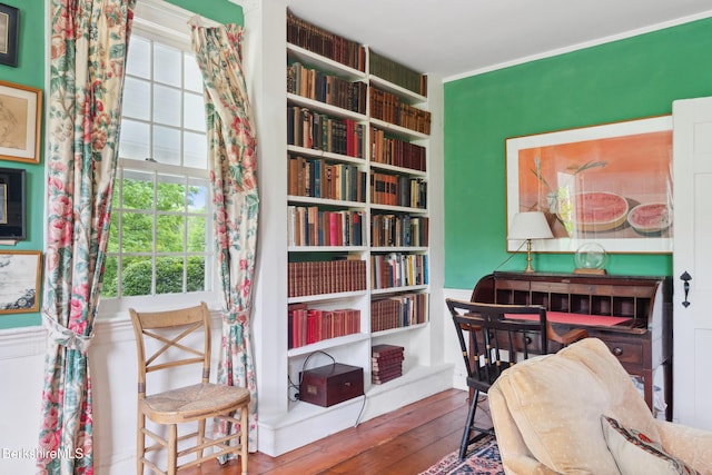 28 Main Rd, Tyringham, MA 01264 - home office featuring plenty of natural light and hardwood / wood-style flooring