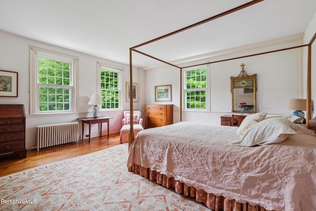 28 Main Rd, Tyringham, MA 01264 - bedroom with radiator and wood finished floors