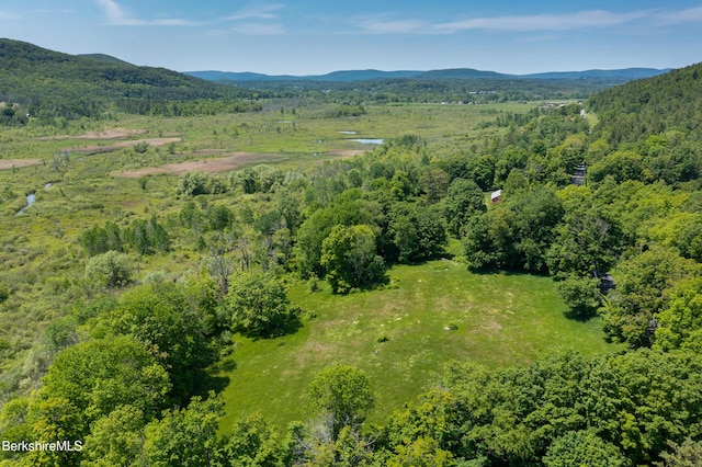 28 Main Rd, Tyringham, MA 01264 - bird's eye view of mountains and a heavily wooded area