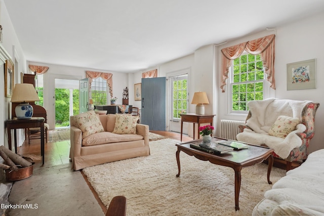 28 Main Rd, Tyringham, MA 01264 - living area featuring radiator