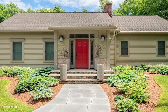 view of entrance to property