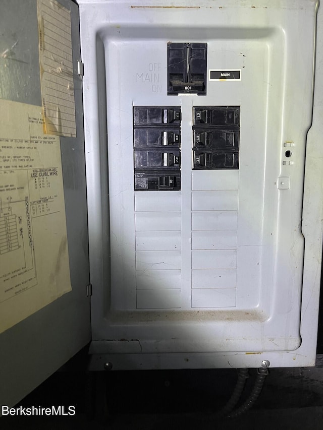 utility room with electric panel