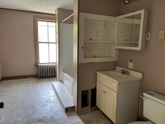 27-29 Daniels Ave, Pittsfield, MA 01201 - full bath featuring radiator heating unit and vanity