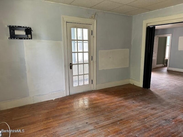 27-29 Daniels Ave, Pittsfield, MA 01201 - empty room with hardwood / wood-style flooring and baseboards