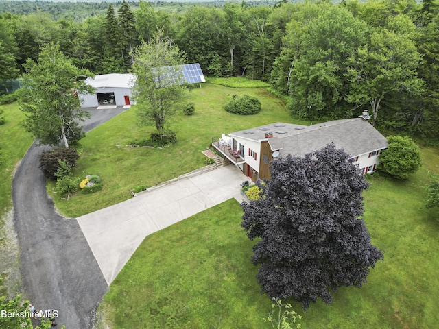 4 Birch Hill Rd, Peru, MA 01235 - view from above of property featuring a heavily wooded area